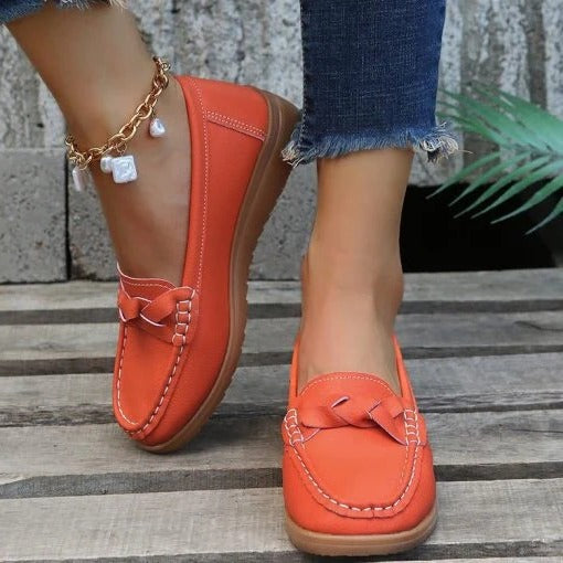Chaussures confortables à enfiler pour femmes au style décontracté