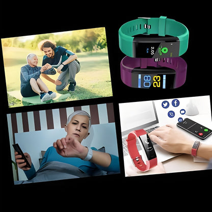 Montre élégante avec écran LED et appels téléphoniques