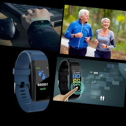 Montre élégante avec écran LED et appels téléphoniques