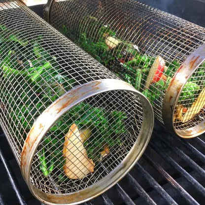 Panier de cuisson pour barbecue Easy Turn avec rotation à 360°