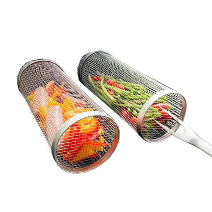 Panier de cuisson pour barbecue Easy Turn avec rotation à 360°