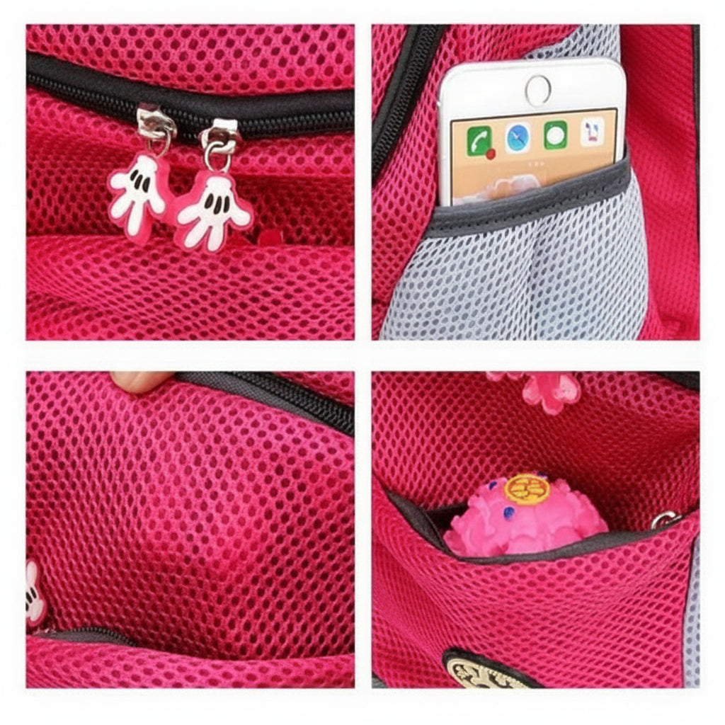 Sac de transport en peluche pour animaux avec sangles confortables