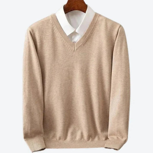 Soft Crew Neck Cashmere Sweater for Men - Ortekor