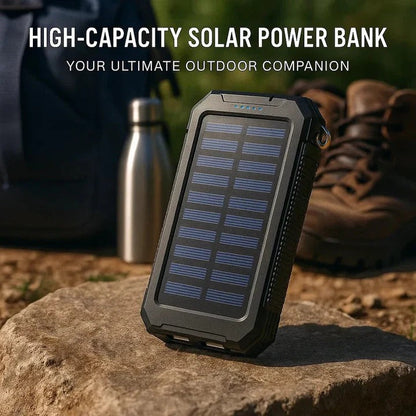 Batterie de chargeur solaire compacte d'extérieur 30000 mAh