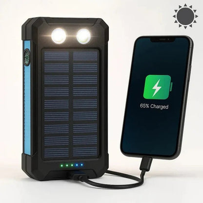 Batterie de chargeur solaire compacte d'extérieur 30000 mAh