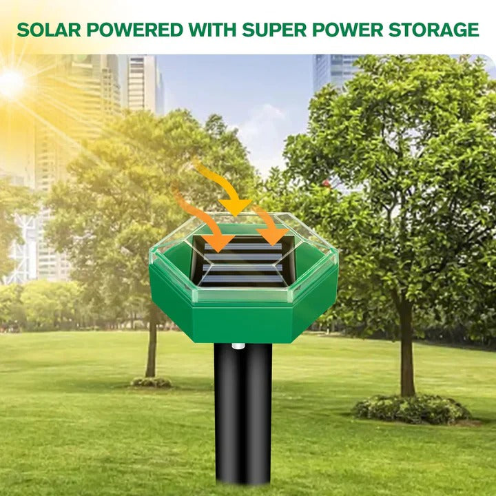 Répulsif Solaire pour Nuisibles d'Extérieur, Lot de 4