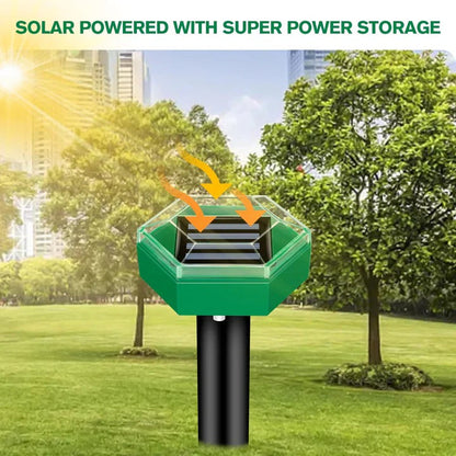 Répulsif Solaire pour Nuisibles d'Extérieur, Lot de 4