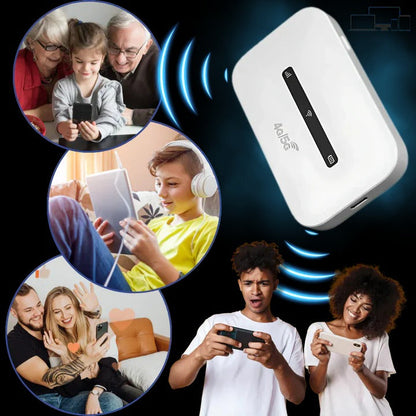 Point d'accès Wi-Fi mobile compact avec 4G LTE