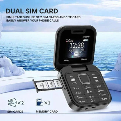 Téléphone portable Bluetooth double SIM compact