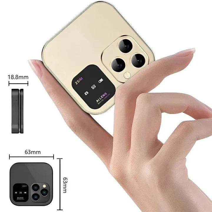 Téléphone portable Bluetooth double SIM compact