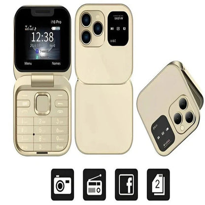 Téléphone portable Bluetooth double SIM compact
