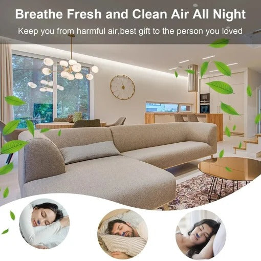 Purificateur d'air de nuit sans fil avec alimentation portable