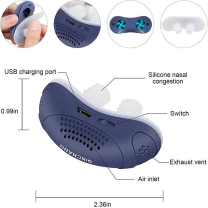 Purificateur d'air de nuit sans fil avec alimentation portable