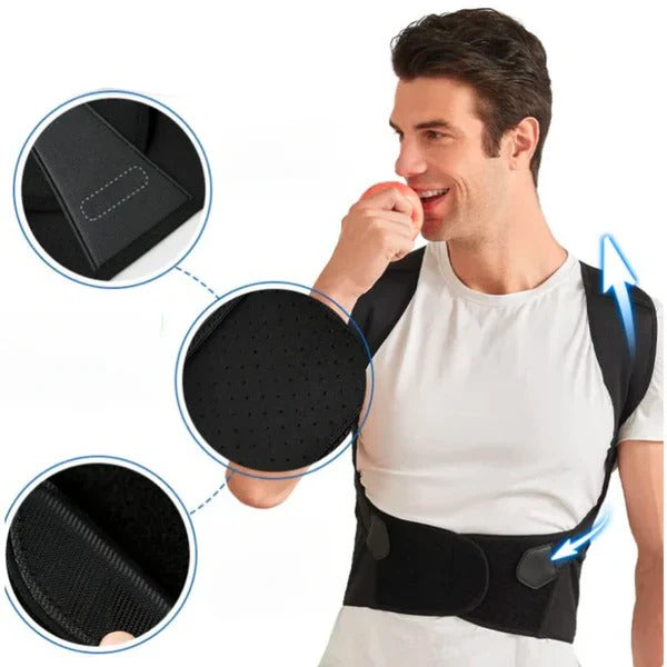 Sangle dorsale correctrice de posture confortable