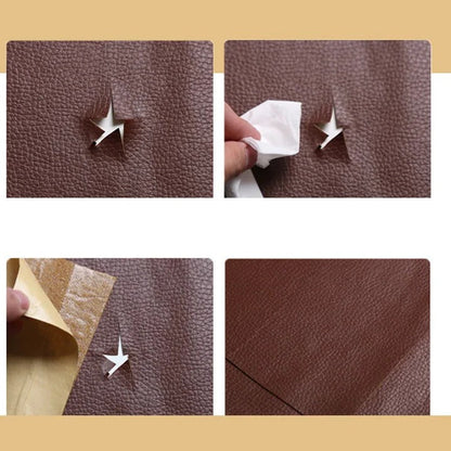 Pièce de réparation de tissu à décoller facilement pour canapé et meubles