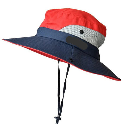 Chapeau d'été léger à large bord avec sangle réglable