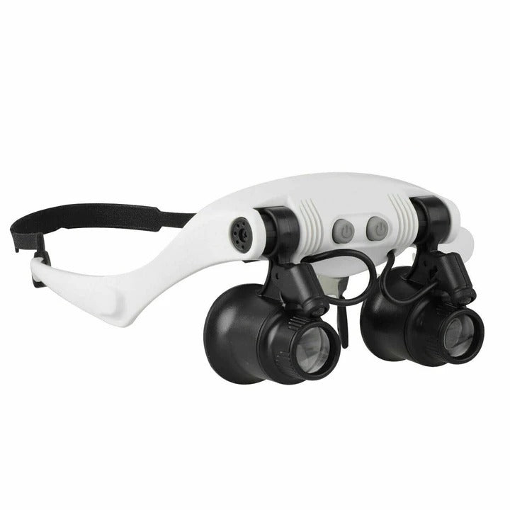 Bright LED Work Light Headband with Adjustable Lenses - Ortekor
