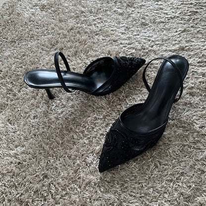 Élégantes sandales à bride arrière pour femme
