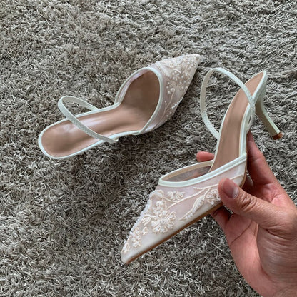 Élégantes sandales à bride arrière pour femme