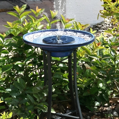 Fontaine d'eau solaire pour bassins extérieurs et oiseaux