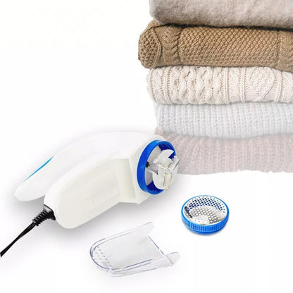 Anti-peluches électrique avec filtre à mailles et lames rotatives