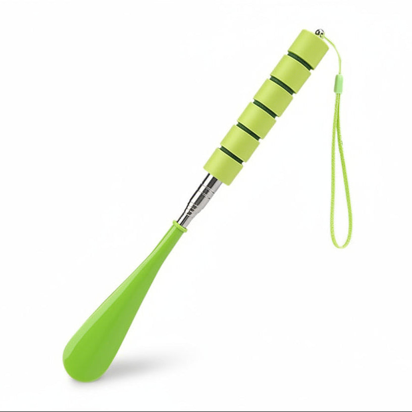 Long Handle Stainless Steel Shoe Horn with Non Slip Grip - Ortekor
