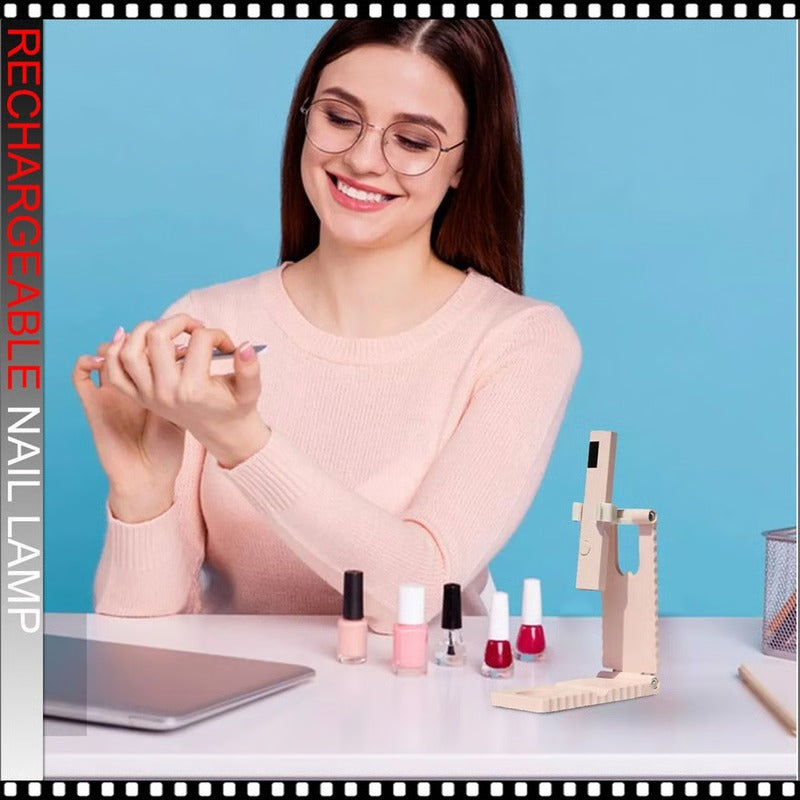 Lampe UV à ongles rechargeable et compacte