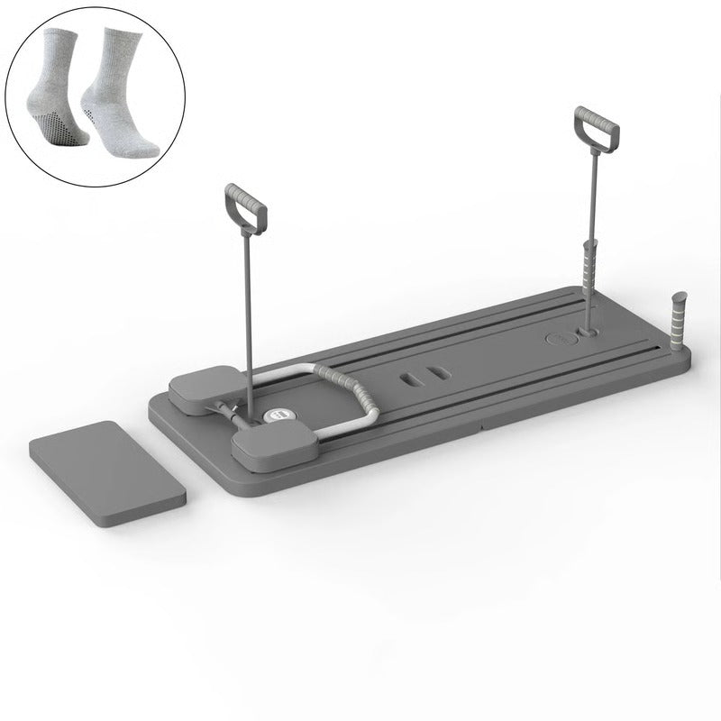 Planche d'exercices abdominaux à domicile avec minuteur et sangles
