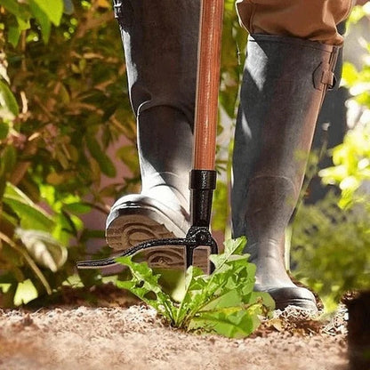 Désherbeur de jardin ergonomique avec prise à 4 griffes