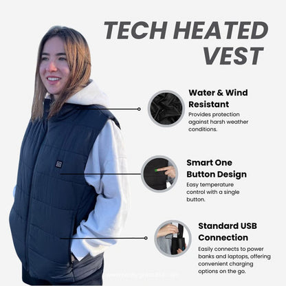 Veste imperméable chaude avec maille et réglages de chaleur ajustables