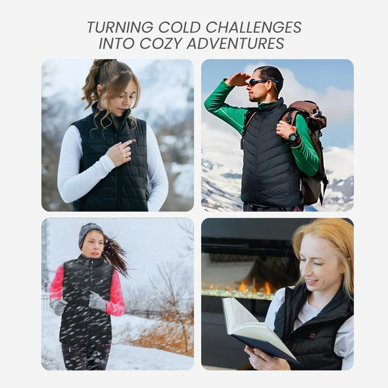 Veste imperméable chaude avec maille et réglages de chaleur ajustables