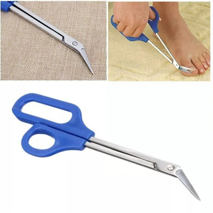 Coupe-ongles et ciseaux pour orteils avec poignée facile