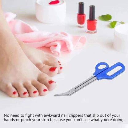 Coupe-ongles et ciseaux pour orteils avec poignée facile