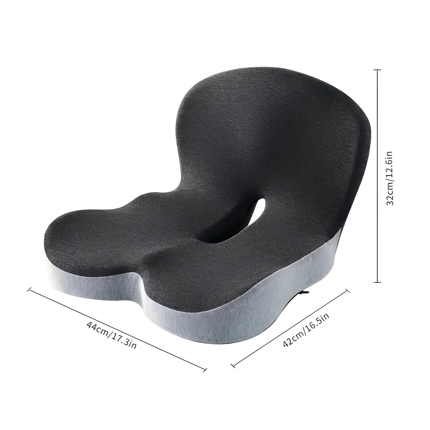 Coussin de siège de soutien dorsal confortable en mousse à mémoire de forme