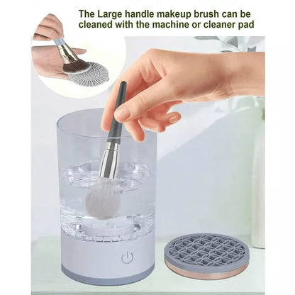 Nettoyant facile pour pinceaux de maquillage avec outil de nettoyage avancé