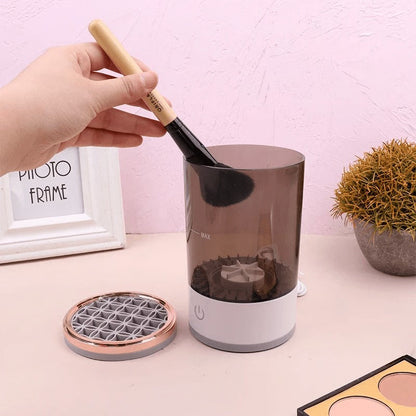 Nettoyant facile pour pinceaux de maquillage avec outil de nettoyage avancé
