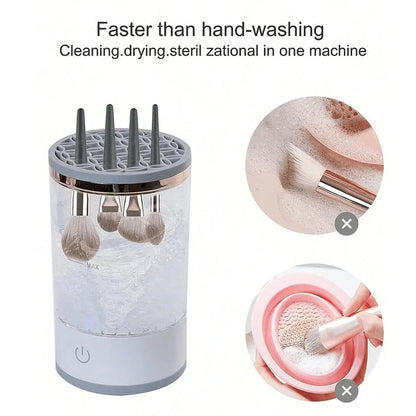 Nettoyant facile pour pinceaux de maquillage avec outil de nettoyage avancé