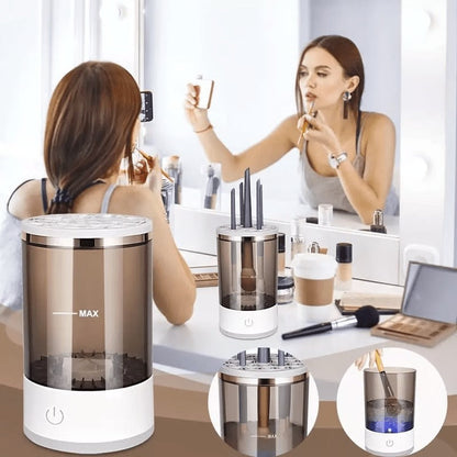 Nettoyant facile pour pinceaux de maquillage avec outil de nettoyage avancé