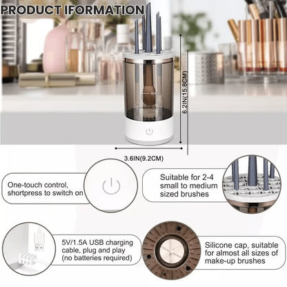 Nettoyant facile pour pinceaux de maquillage avec outil de nettoyage avancé
