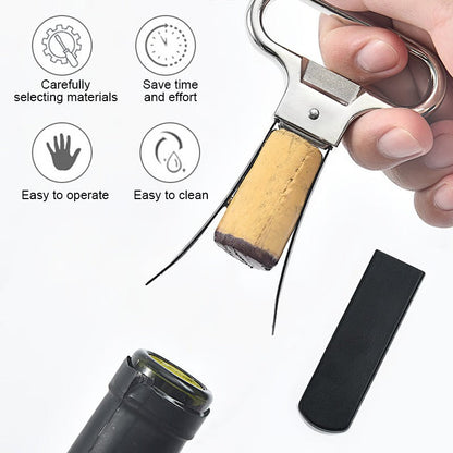 Ouvre-bouteille facile avec design métallique durable