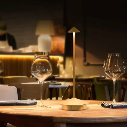 Lampe de table LED portable rechargeable par USB avec commande tactile