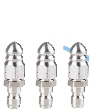 Buse de nettoyage de tuyaux ultra-robuste pour déboucheurs de canalisations