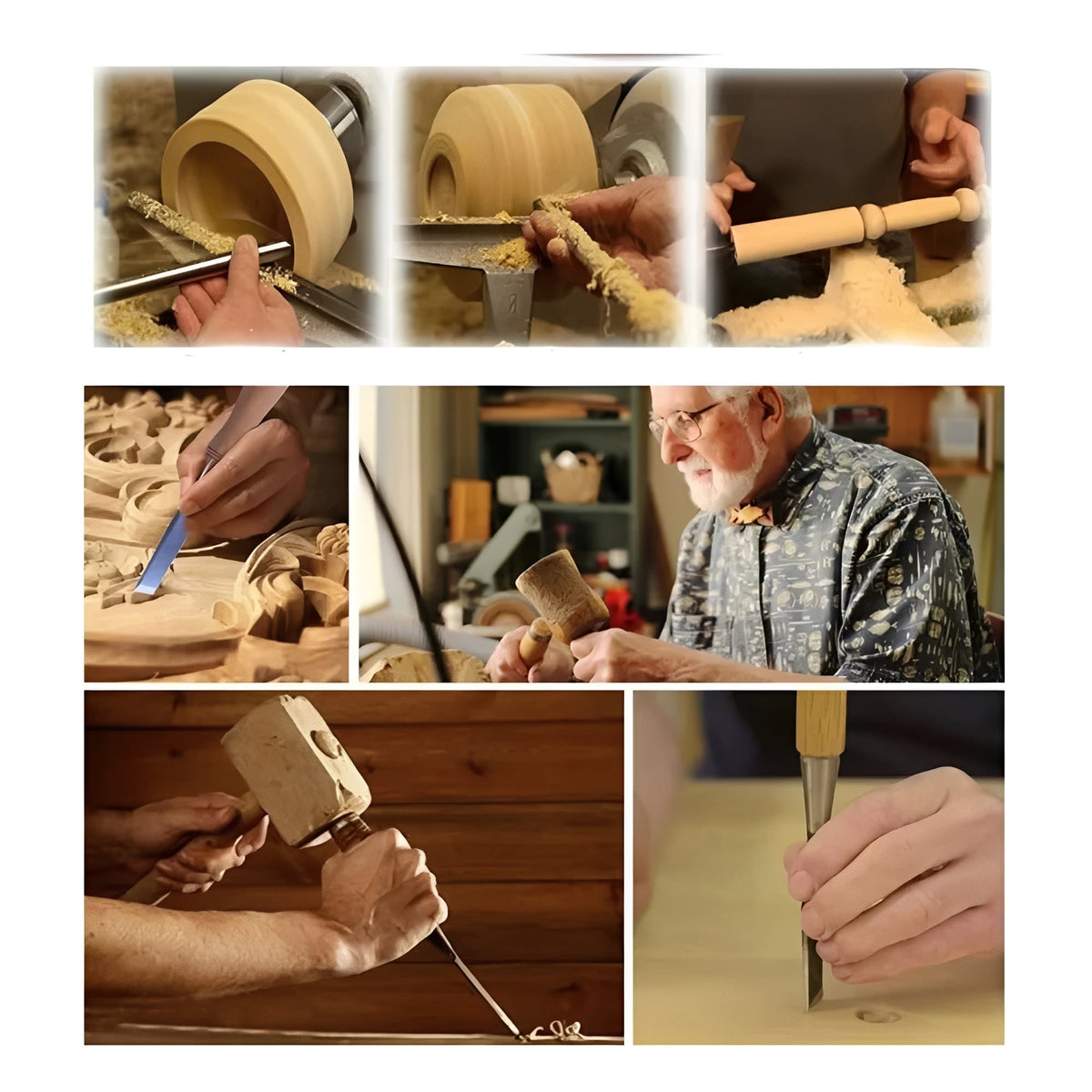 Woodworking Carving Kit | 12-Piece Tool Set with Ergonomic Design for Precision Crafting