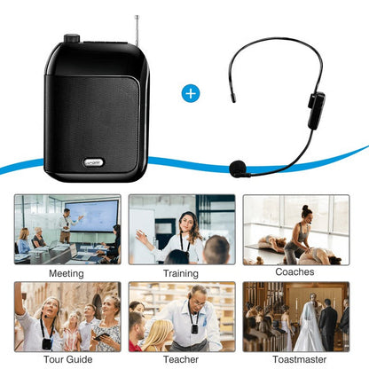 Système compact de microphone et haut-parleur portable Bluetooth