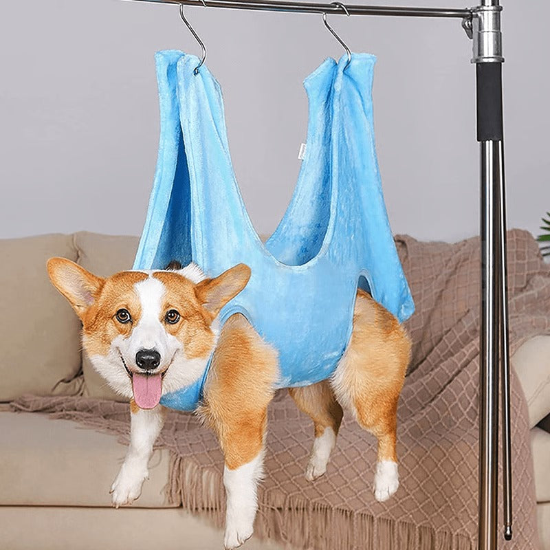 Table de toilettage facile pour chiens pour le soin des griffes