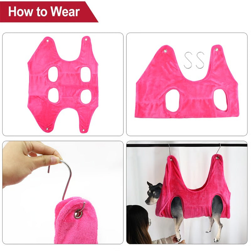 Table de toilettage facile pour chiens pour le soin des griffes