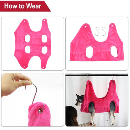 Table de toilettage facile pour chiens pour le soin des griffes