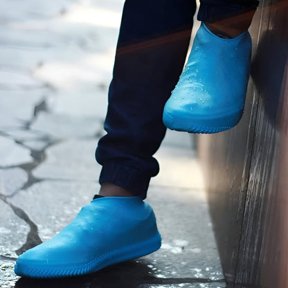 Caches-chaussures imperméables en silicone pour les jours de pluie