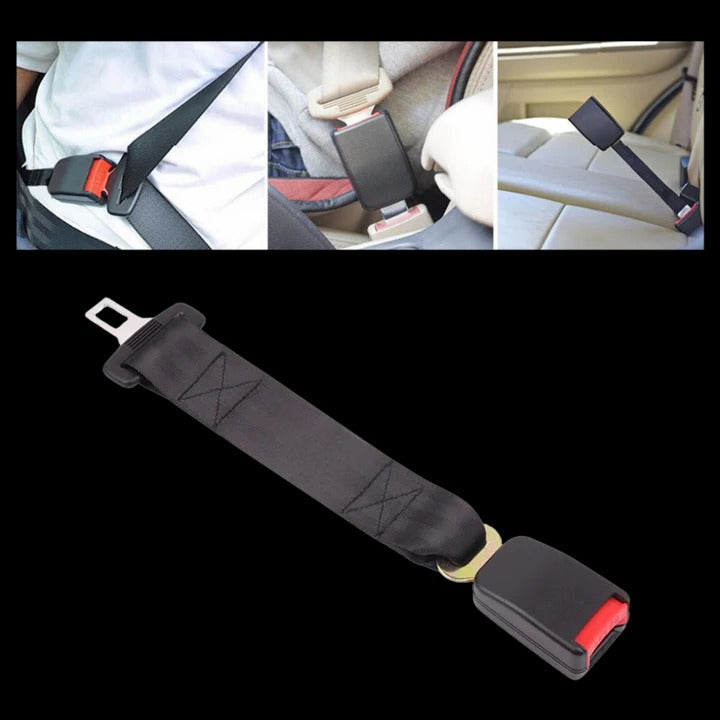 Rallonge de ceinture de sécurité robuste avec clip métallique