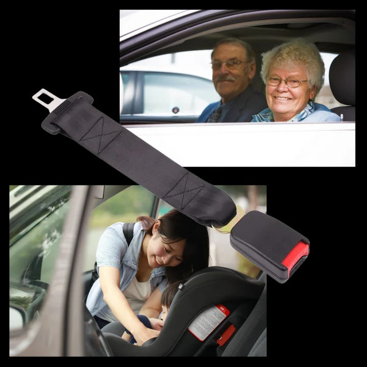 Rallonge de ceinture de sécurité robuste avec clip métallique